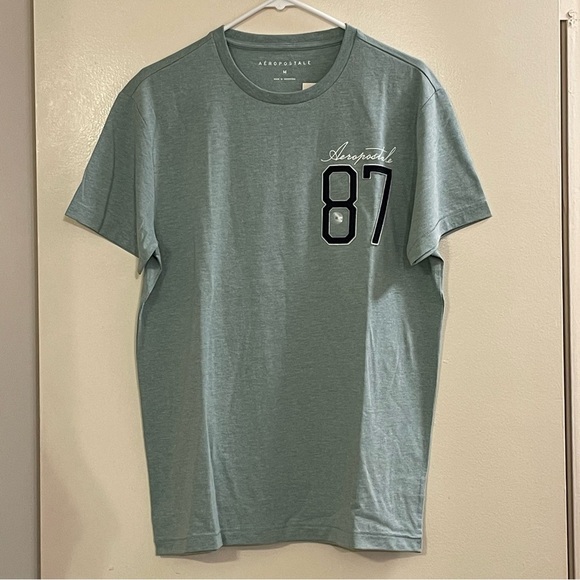 AEROPOSTALE 87 Logo Applique Graphic Tee - Picture 1 of 5